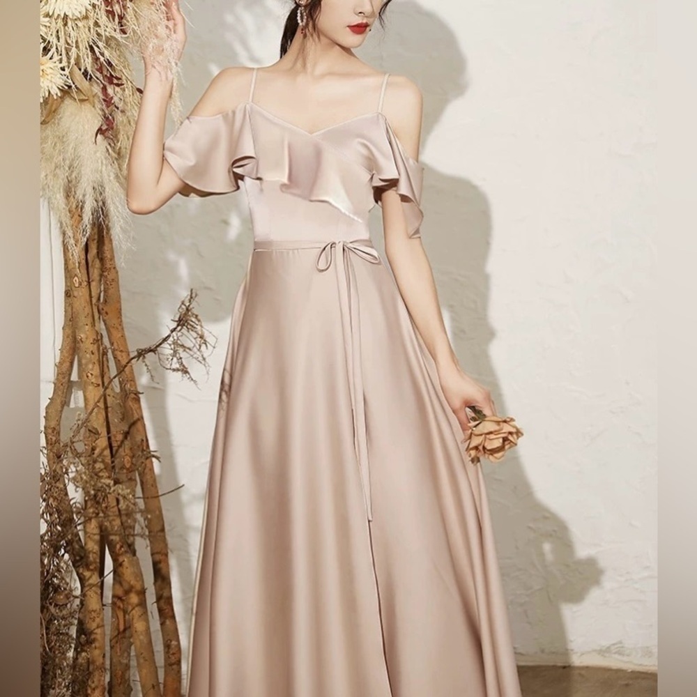 Pearl‎ Pink Bridesmaid Dress